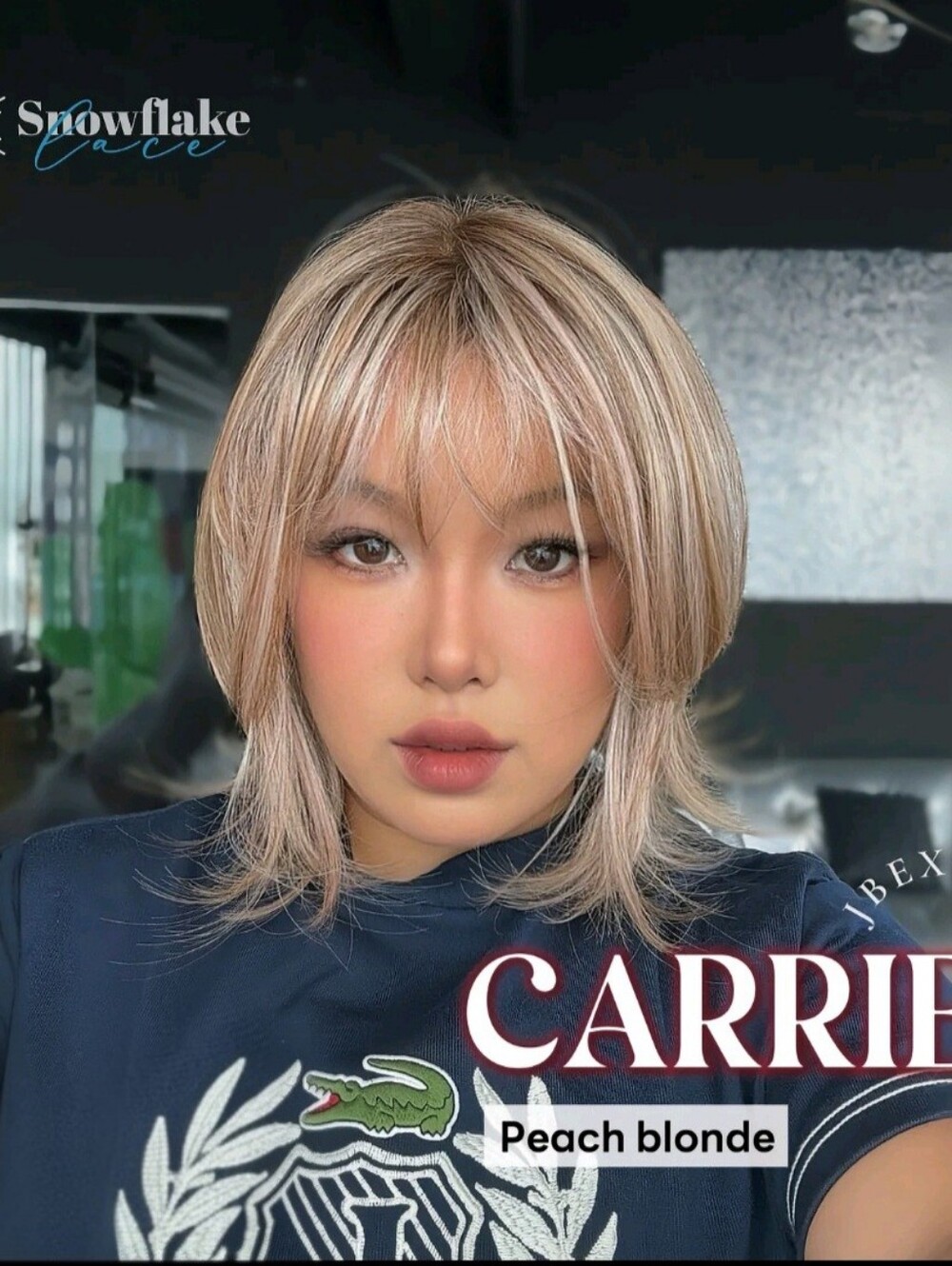 JBEXTENSION 11 Inches Carrie Peach Snowflake Lace Wig. SOLD OUT EVERYWHERE!